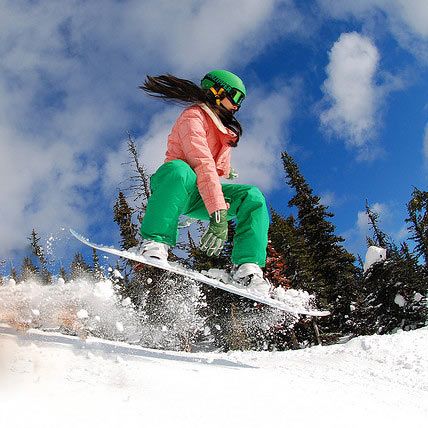 Hoe om op 'n snowboard te leer ry